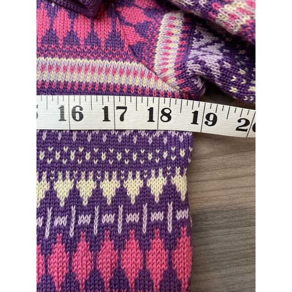 Avon Knit Women's 100% Pure Wool Purple Button Front Cardigan Med Canada - Picture 8 of 11